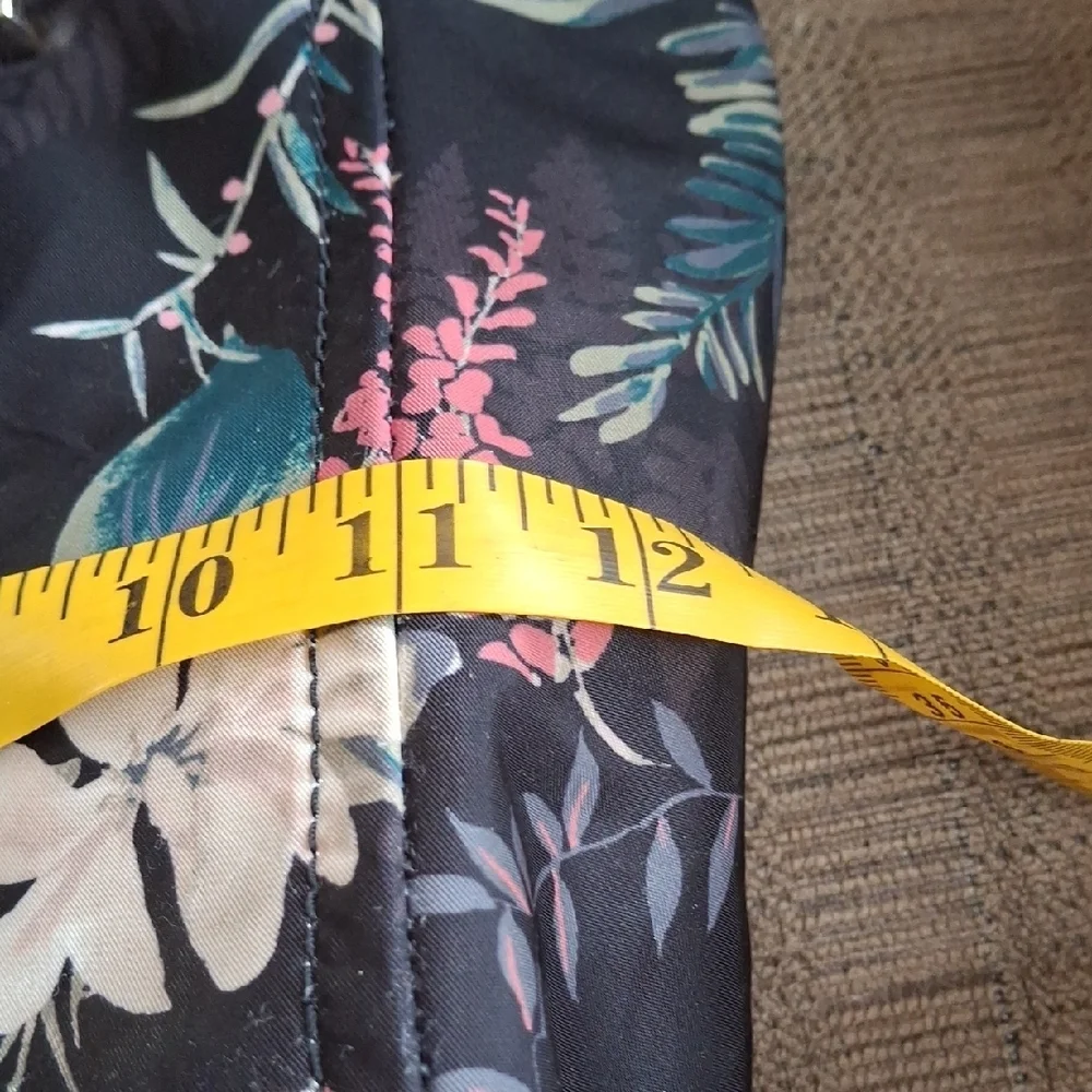 Kate Spade Black and Pink Floral Tote Bag - Picture 4 of 10